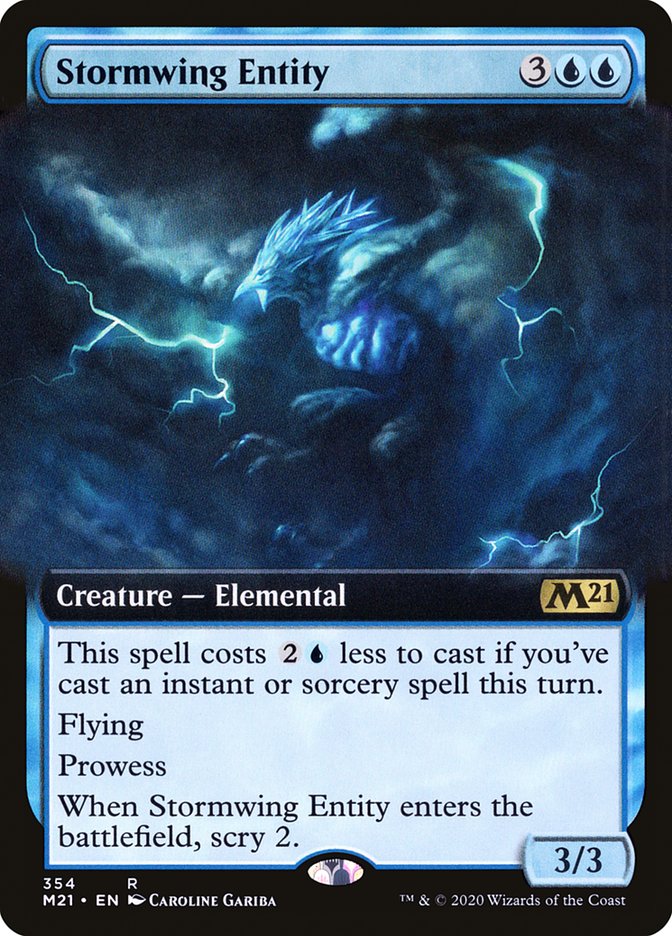 Stormwing Entity (Extended Art) [Core Set 2021] | Clutch Gaming