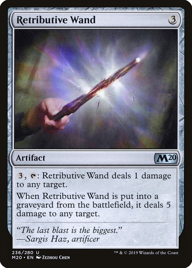 Retributive Wand [Core Set 2020] | Clutch Gaming