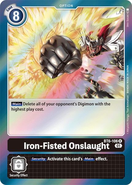 Iron-Fisted Onslaught [BT6-106] [Double Diamond] | Clutch Gaming