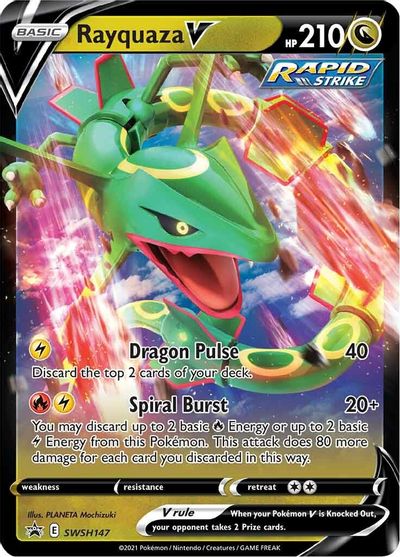 Rayquaza V (SWSH147) [Sword & Shield: Black Star Promos] | Clutch Gaming