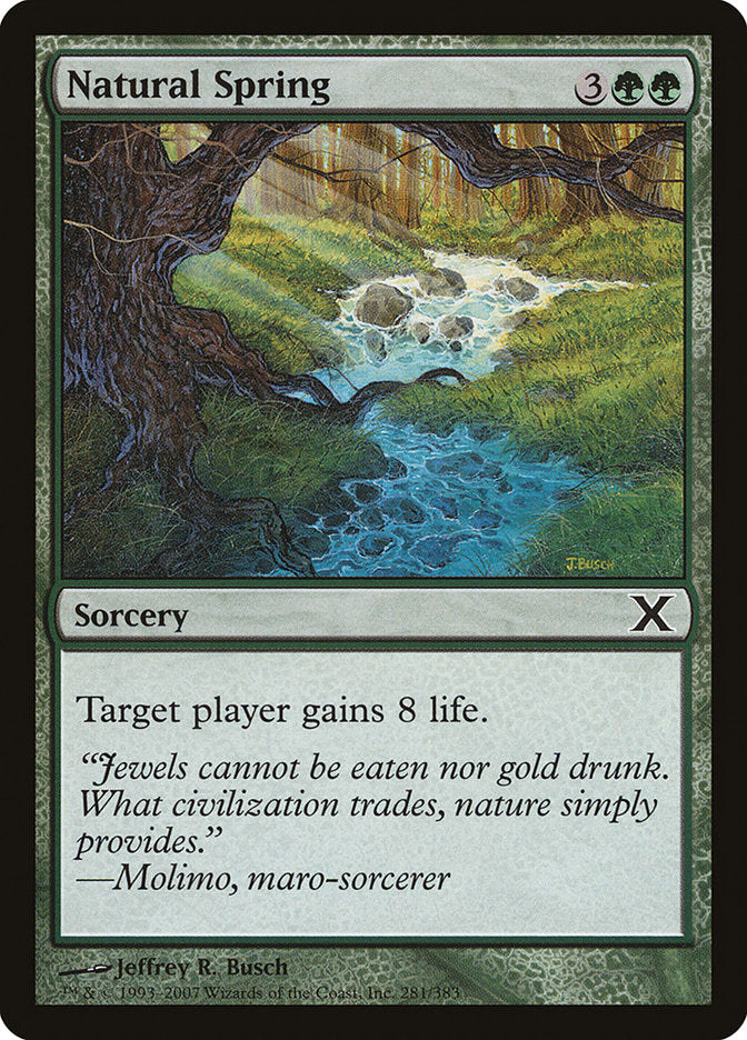 Natural Spring [Tenth Edition] | Clutch Gaming