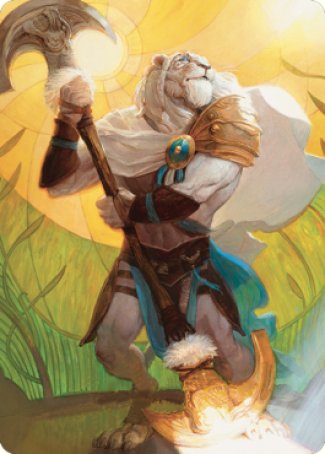 Ajani, Sleeper Agent Art Card [Dominaria United Art Series] | Clutch Gaming