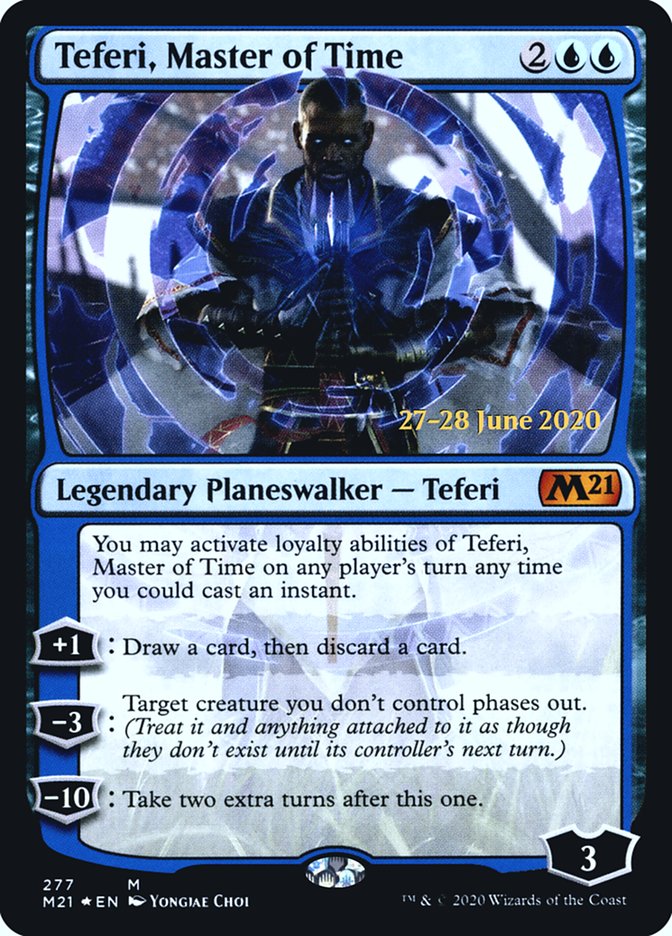 Teferi, Master of Time (275) [Core Set 2021 Prerelease Promos] | Clutch Gaming