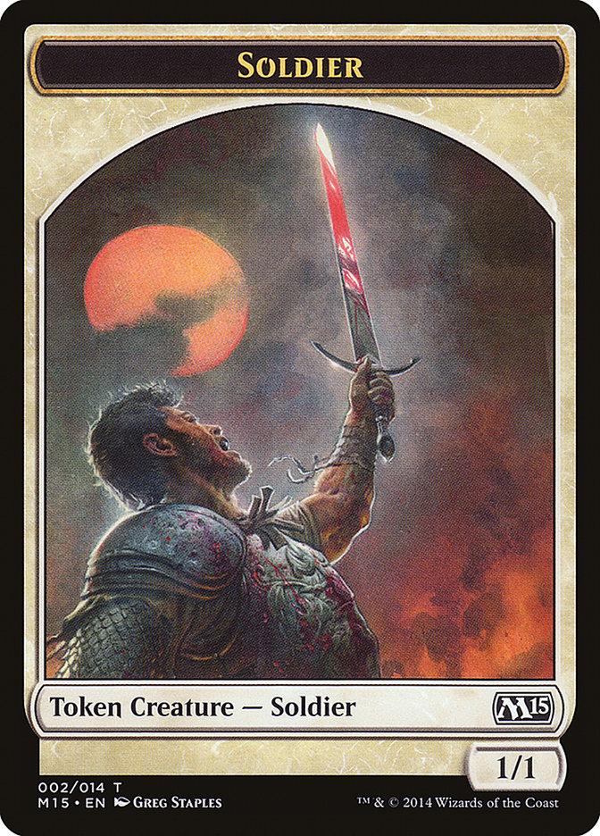 Soldier Token [Magic 2015 Tokens] | Clutch Gaming