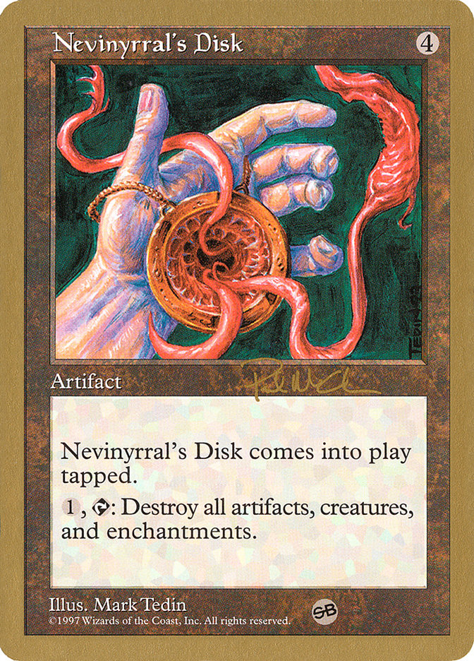 Nevinyrral's Disk (Paul McCabe) (SB) [World Championship Decks 1997] | Clutch Gaming