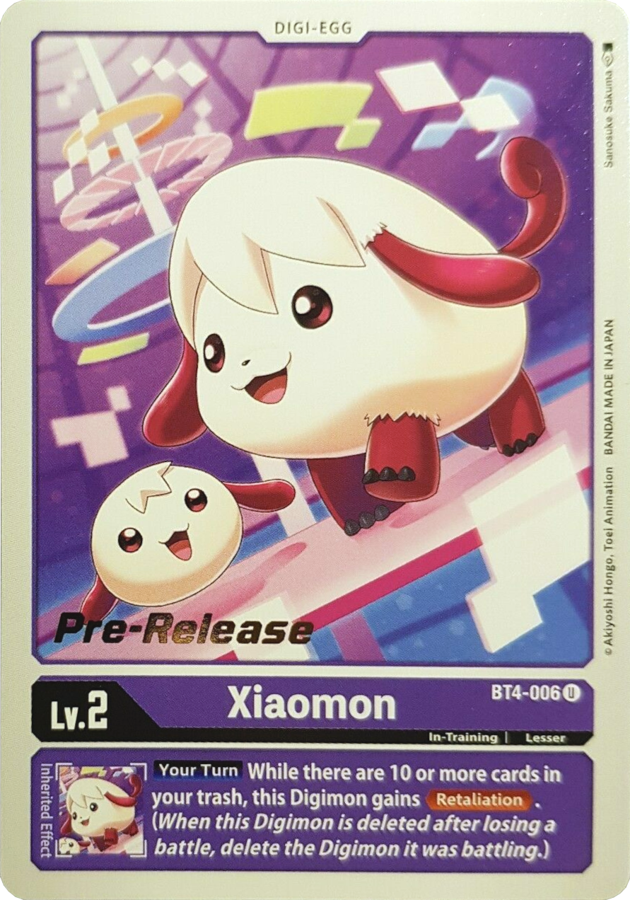 Xiaomon [BT4-006] [Great Legend Pre-Release Promos] | Clutch Gaming