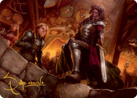 Veteran Dungeoneer Art Card (Gold-Stamped Signature) [Dungeons & Dragons: Adventures in the Forgotten Realms Art Series] | Clutch Gaming