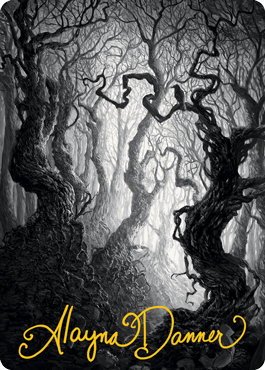 Forest 2 Art Card (Gold-Stamped Signature) [Innistrad: Midnight Hunt Art Series] | Clutch Gaming