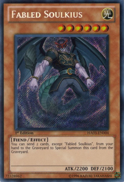 Fabled Soulkius [HA03-EN004] Secret Rare | Clutch Gaming