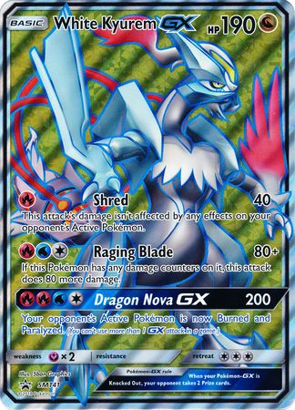 White Kyurem GX (SM141) (Jumbo Card) [Sun & Moon: Black Star Promos] | Clutch Gaming