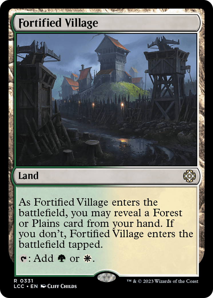 Fortified Village [The Lost Caverns of Ixalan Commander] | Clutch Gaming