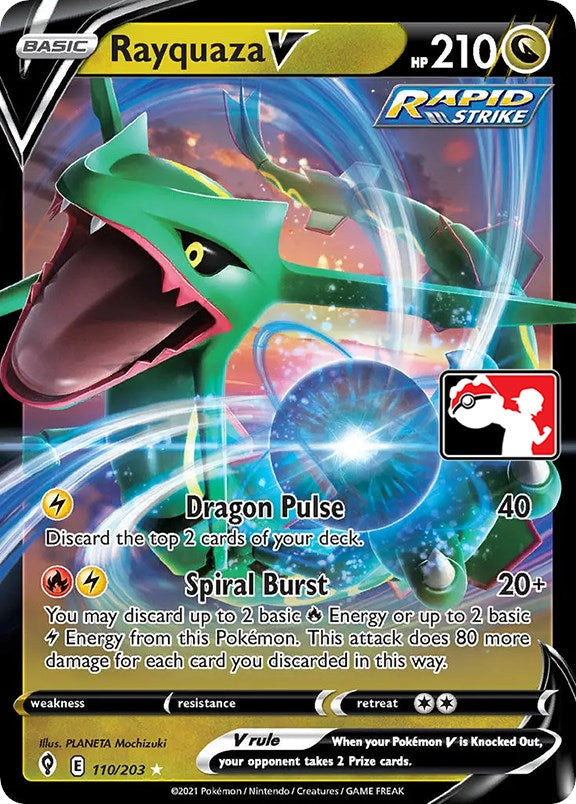 Rayquaza V (110/203) [Prize Pack Series One] | Clutch Gaming