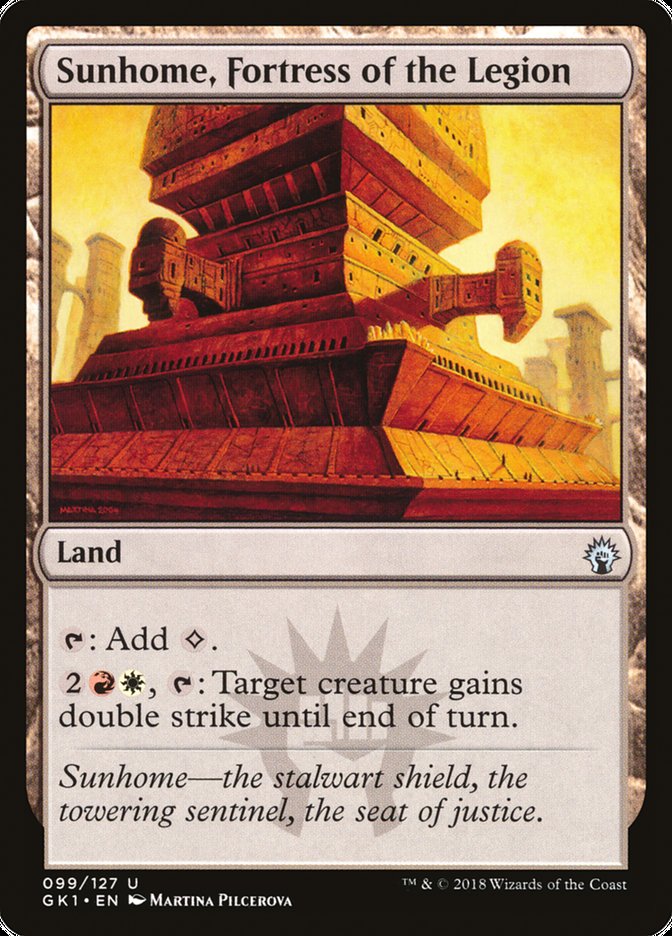 Sunhome, Fortress of the Legion [Guilds of Ravnica Guild Kit] | Clutch Gaming