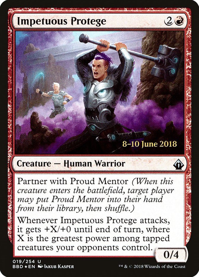 Impetuous Protege [Battlebond Prerelease Promos] | Clutch Gaming