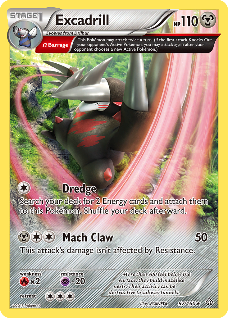 Excadrill (97/160) [XY: Primal Clash] | Clutch Gaming