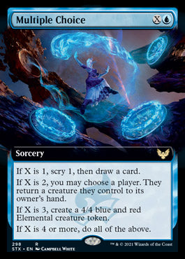 Multiple Choice (Extended Art) [Strixhaven: School of Mages] | Clutch Gaming