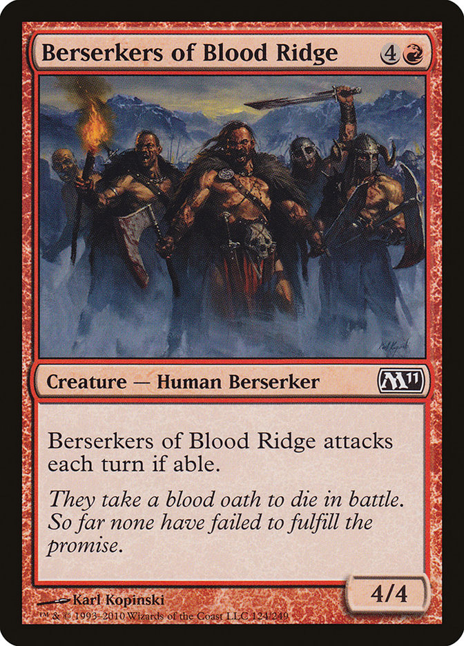 Berserkers of Blood Ridge [Magic 2011] | Clutch Gaming