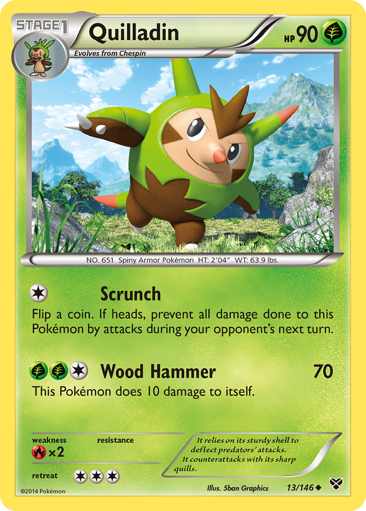 Quilladin (13/146) [XY: Base Set] | Clutch Gaming