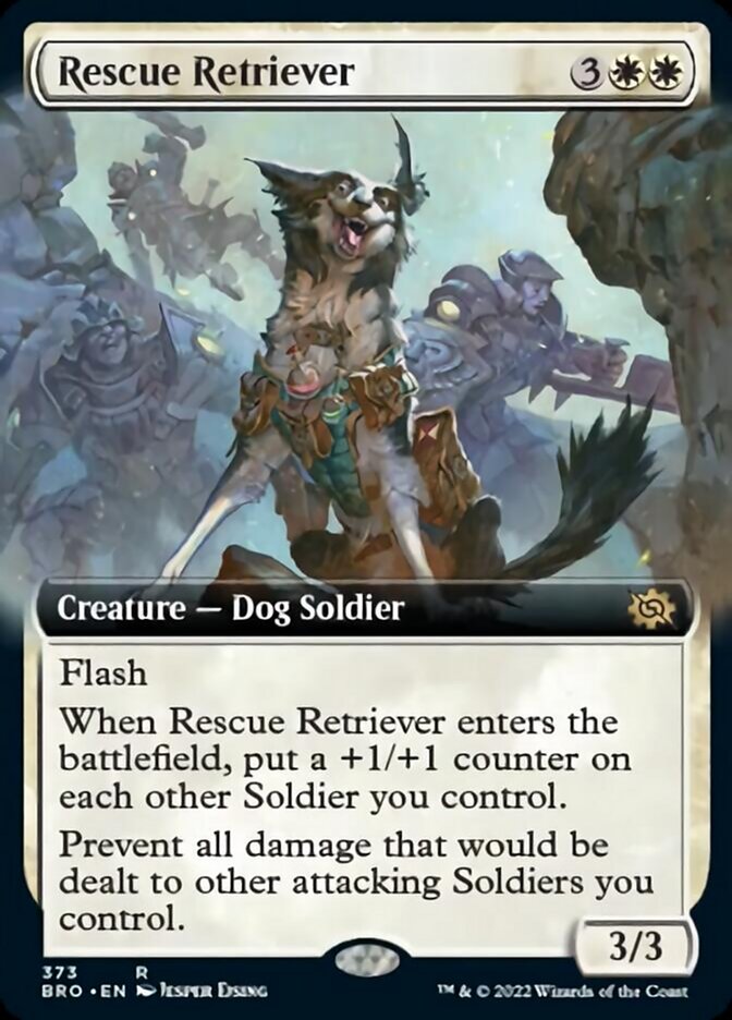 Rescue Retriever (Extended Art) [The Brothers' War] | Clutch Gaming