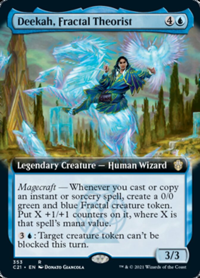 Deekah, Fractal Theorist (Extended Art) [Commander 2021] | Clutch Gaming