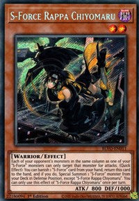 S-Force Rappa Chiyomaru [BLVO-EN011] Secret Rare | Clutch Gaming