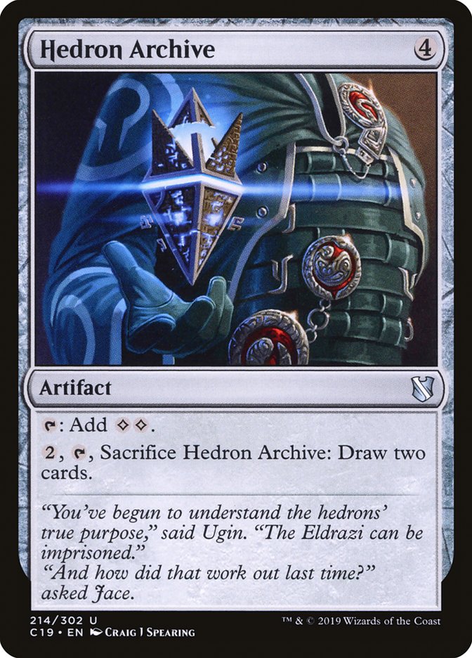 Hedron Archive [Commander 2019] | Clutch Gaming