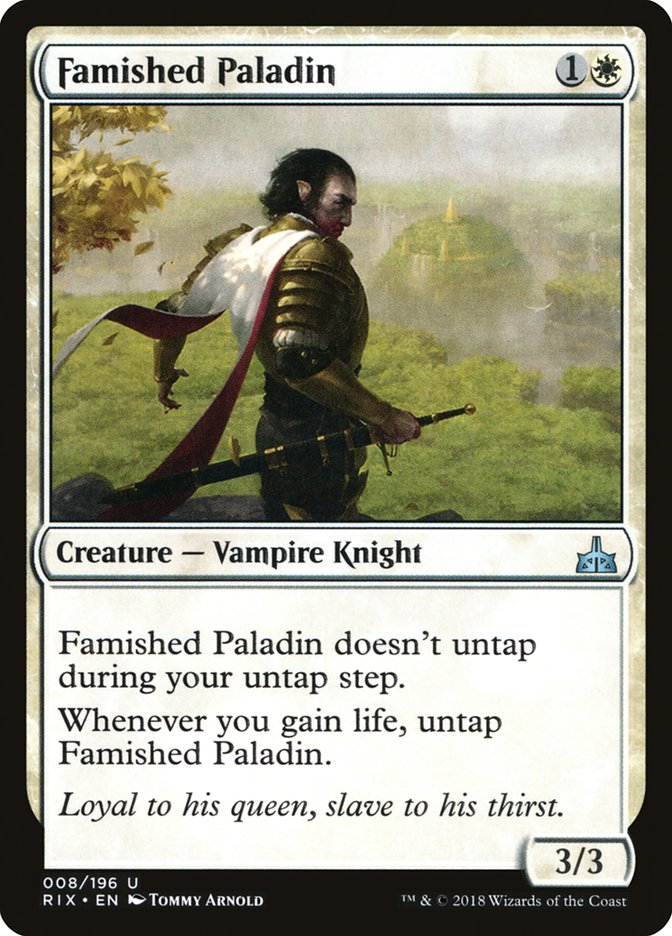 Famished Paladin [Rivals of Ixalan] | Clutch Gaming