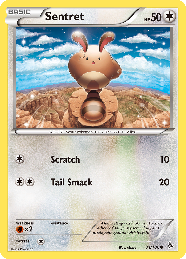 Sentret (81/106) [XY: Flashfire] | Clutch Gaming