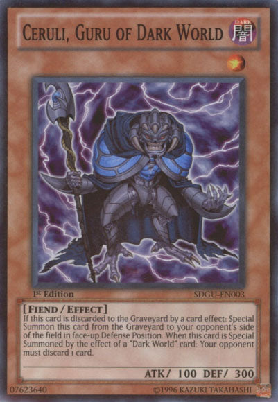 Ceruli, Guru of Dark World [SDGU-EN003] Super Rare | Clutch Gaming