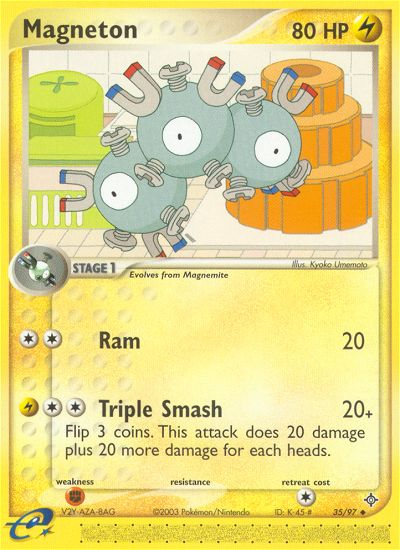 Magneton (35/97) [EX: Dragon] | Clutch Gaming