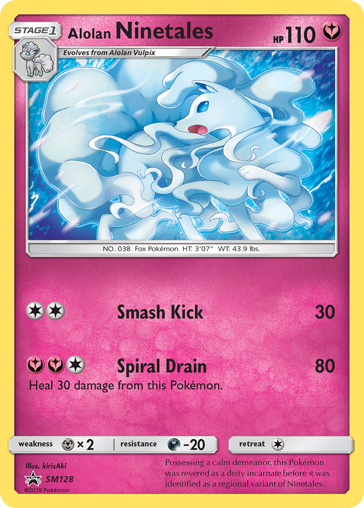 Alolan Ninetales (SM128) [Sun & Moon: Black Star Promos] | Clutch Gaming