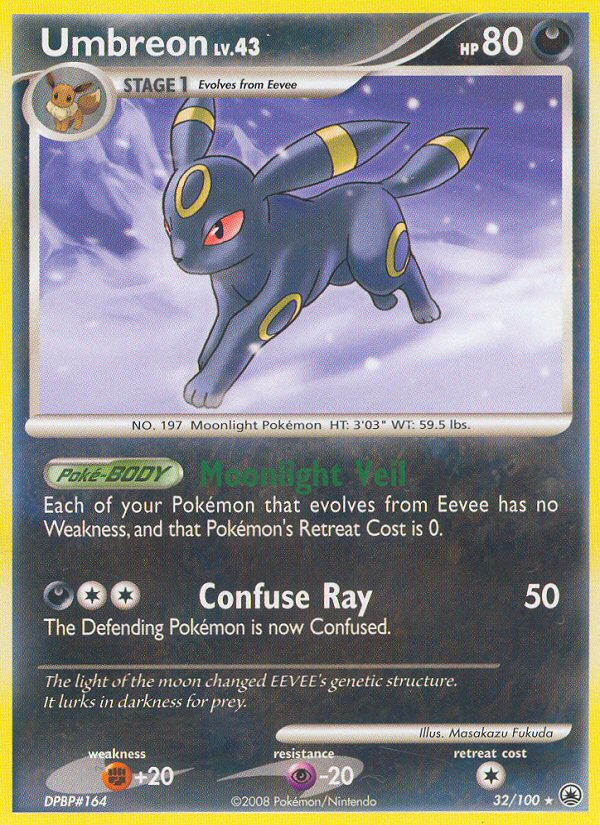 Umbreon (32/100) [Diamond & Pearl: Majestic Dawn] | Clutch Gaming