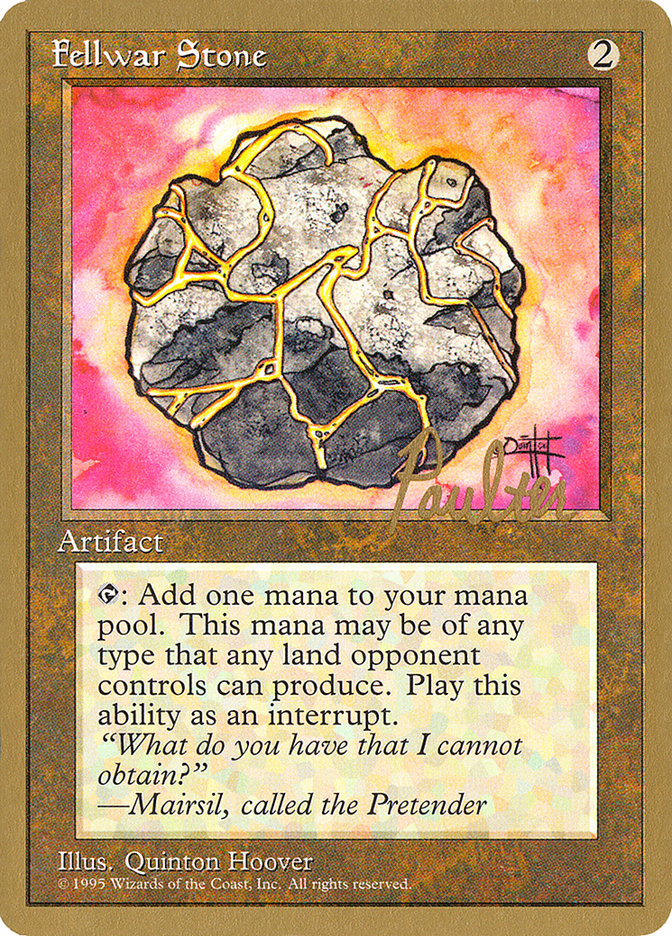 Fellwar Stone (Preston Poulter) [Pro Tour Collector Set] | Clutch Gaming