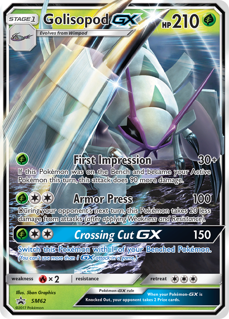 Golisopod GX (SM62) [Sun & Moon: Black Star Promos] | Clutch Gaming