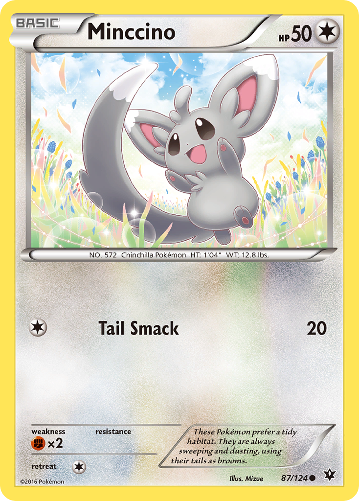 Minccino (87/124) [XY: Fates Collide] | Clutch Gaming