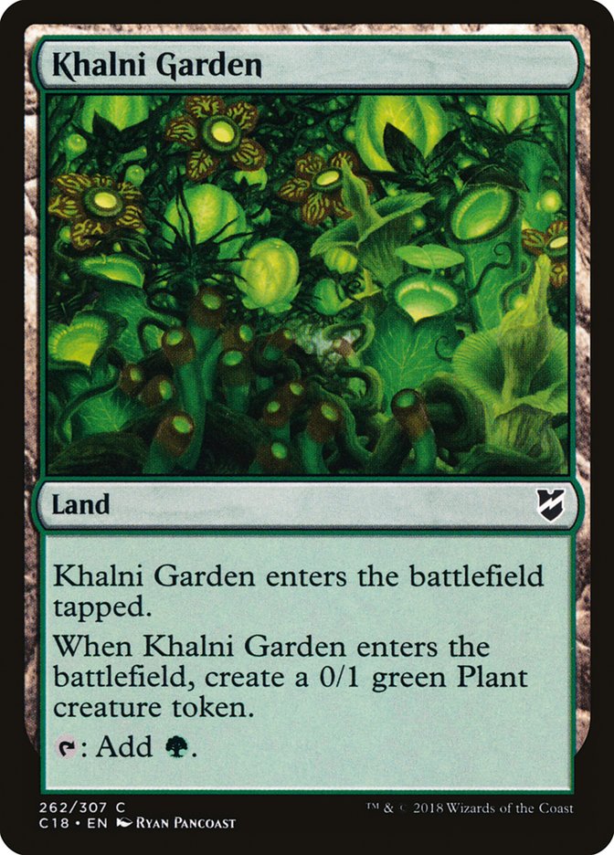 Khalni Garden [Commander 2018] | Clutch Gaming