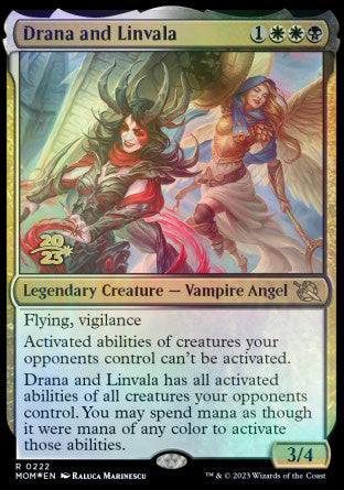 Drana and Linvala [March of the Machine Prerelease Promos] | Clutch Gaming