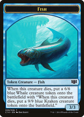 Fish // Zombie (011/036) Double-Sided Token [Commander 2014 Tokens] | Clutch Gaming