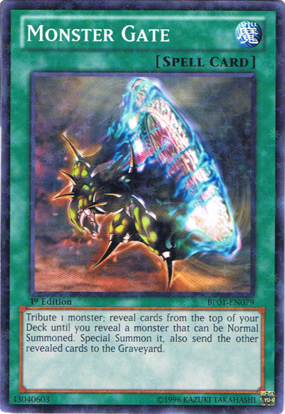 Monster Gate [BP01-EN079] Starfoil Rare | Clutch Gaming