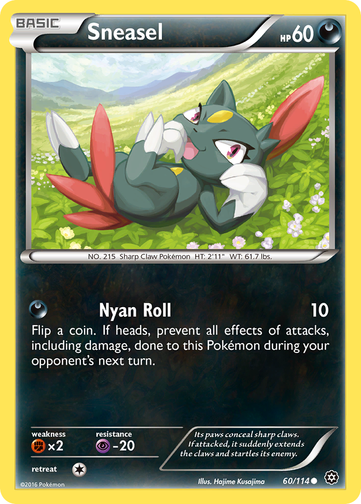 Sneasel (60/114) [XY: Steam Siege] | Clutch Gaming