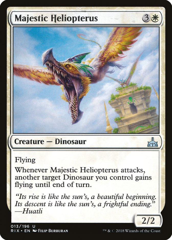 Majestic Heliopterus [Rivals of Ixalan] | Clutch Gaming