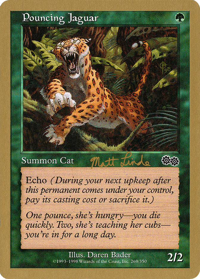 Pouncing Jaguar (Matt Linde) [World Championship Decks 1999] | Clutch Gaming