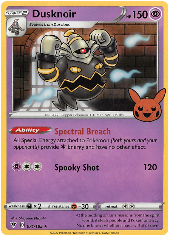 Dusknoir (071/185) [Trick or Trade 2023] | Clutch Gaming