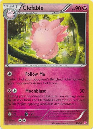 Clefable (16/30) [XY: Trainer Kit 1 - Wigglytuff] | Clutch Gaming