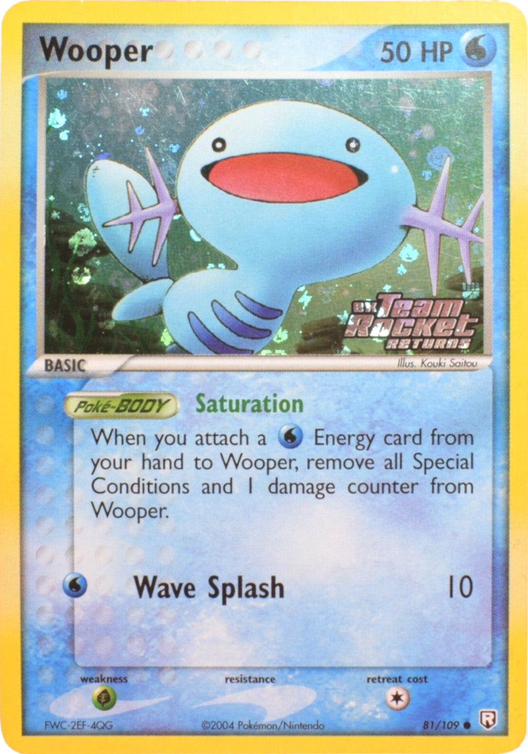 Wooper (81/109) (Stamped) [EX: Team Rocket Returns] | Clutch Gaming