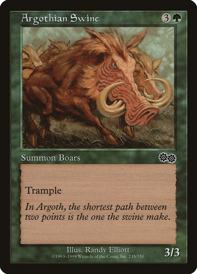 Argothian Swine [Urza's Saga] | Clutch Gaming