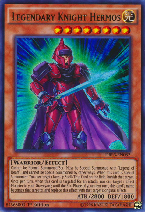 Legendary Knight Hermos [DRL3-EN062] Ultra Rare | Clutch Gaming