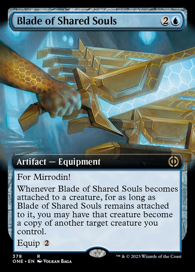 Blade of Shared Souls (Extended Art) [Phyrexia: All Will Be One] | Clutch Gaming