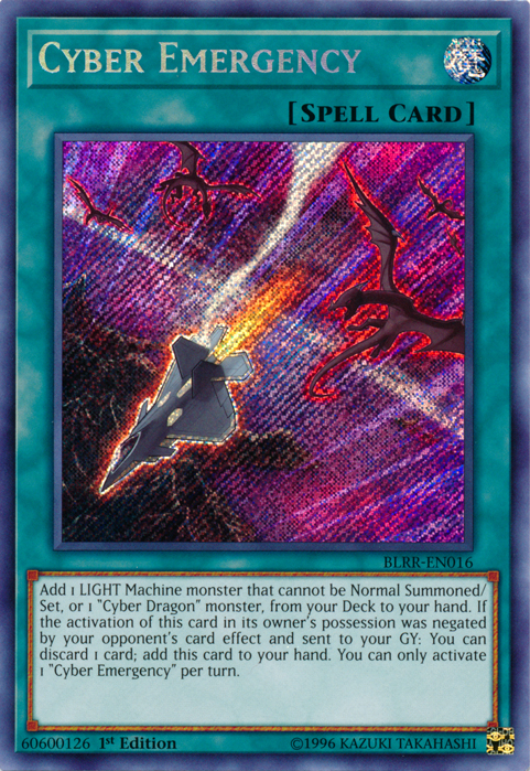 Cyber Emergency [BLRR-EN016] Secret Rare | Clutch Gaming