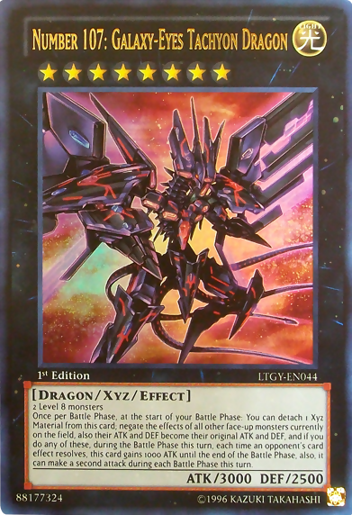 Number 107: Galaxy-Eyes Tachyon Dragon [LTGY-EN044] Ultra Rare | Clutch Gaming